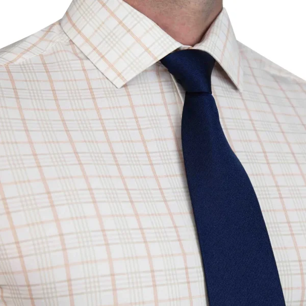 State and Liberty "The Carl" Orange, Yellow, & White Plaid | Dress Shirts