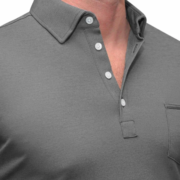 State and Liberty "The Conrad" Pique Polo | Short Sleeve Button Downs | Polos