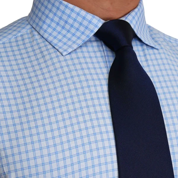 State and Liberty "The Declan" Blue Cross Stitch | Dress Shirts