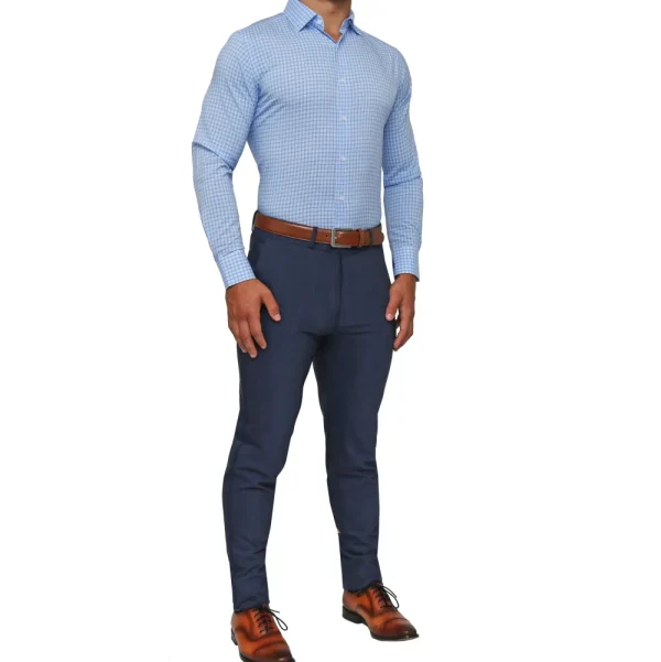 State and Liberty "The Declan" Blue Cross Stitch | Dress Shirts