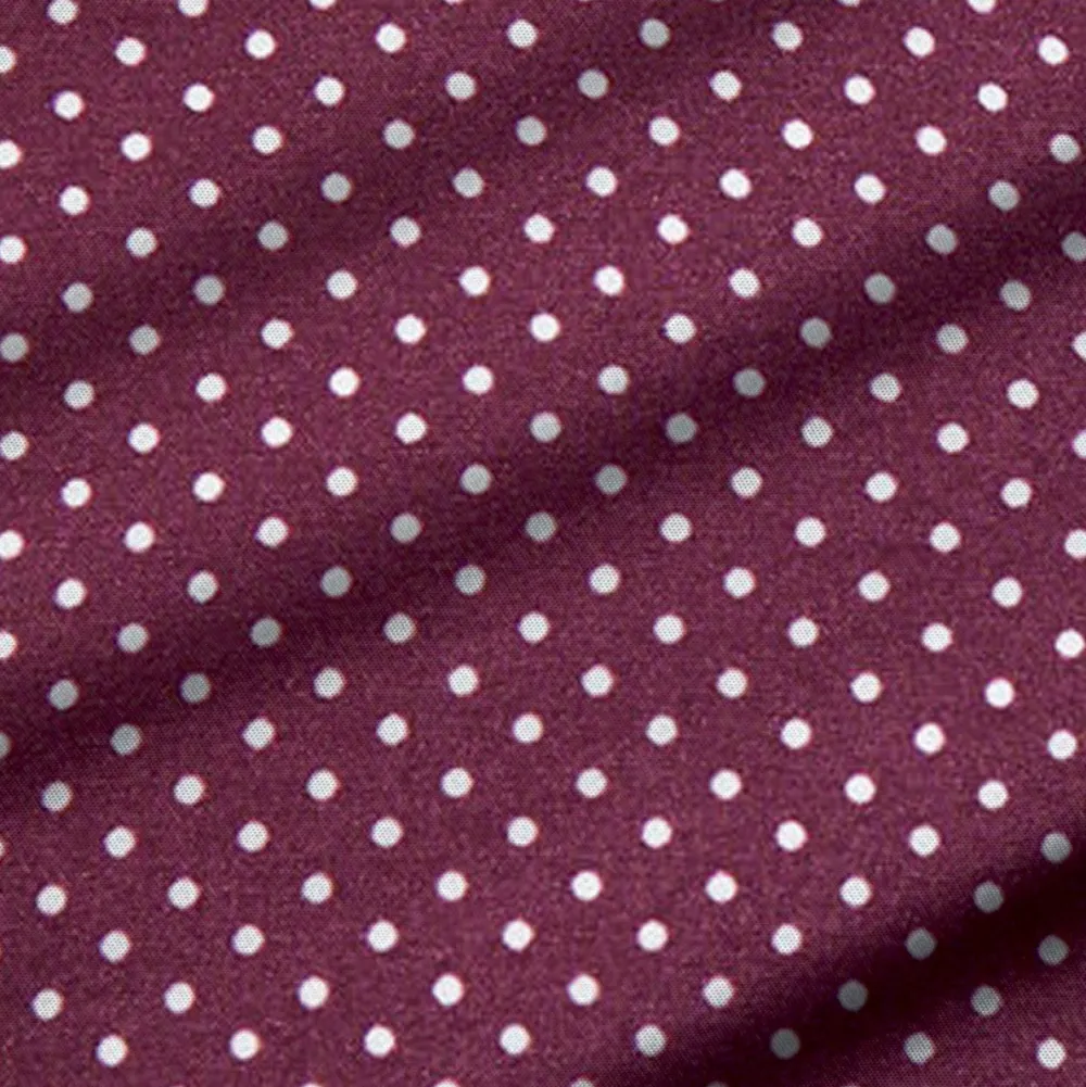 State and Liberty "The Digger" Maroon with White Dots | Dress Shirts