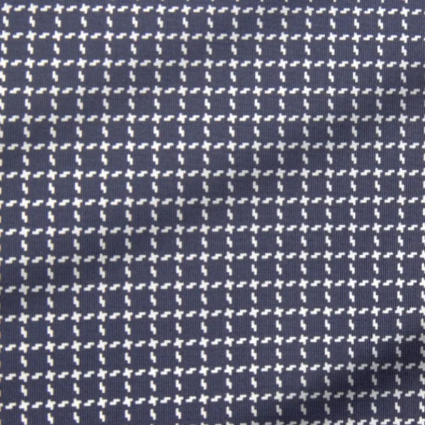 State and Liberty "The Eisenhower" Sport Shirt - Navy With White Grid | Casual Long Sleeves | Long Sleeve Button Downs