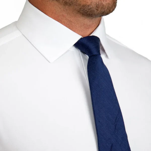 State and Liberty "The Everest" Winter-Weight Solid White | Dress Shirts