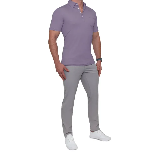 State and Liberty "The Ezra" Pique Polo | Short Sleeve Button Downs | Polos