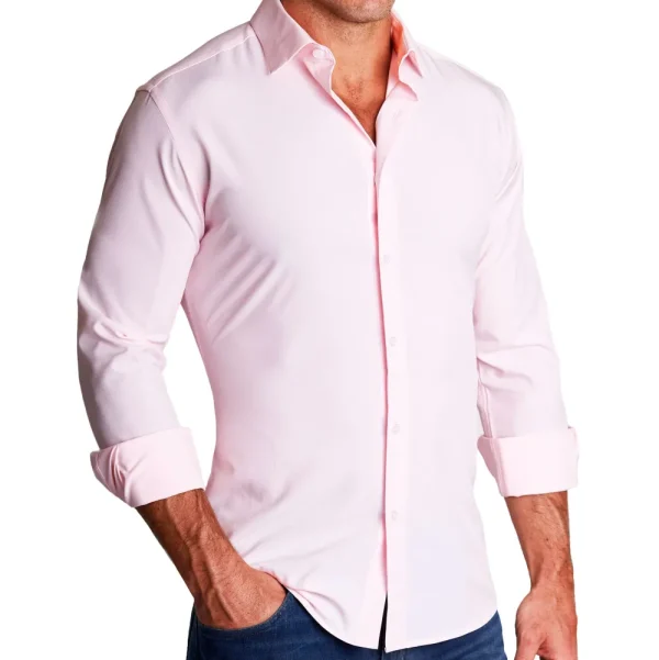 State and Liberty "The Herbert" Solid Pink | Dress Shirts
