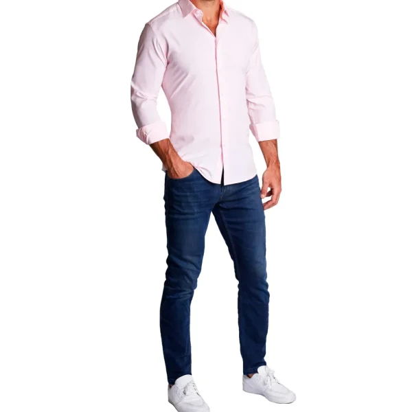 State and Liberty "The Herbert" Solid Pink | Dress Shirts