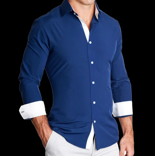 State and Liberty "The Howard" Limited Edition: Navy with White Accents | Dress Shirts