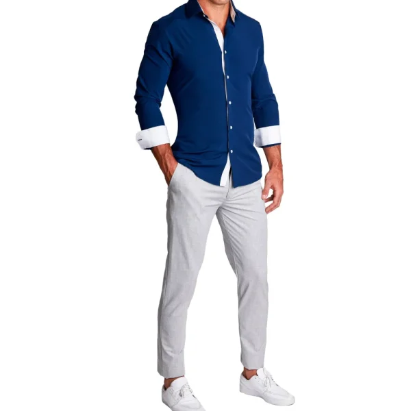 State and Liberty "The Howard" Limited Edition: Navy with White Accents | Dress Shirts