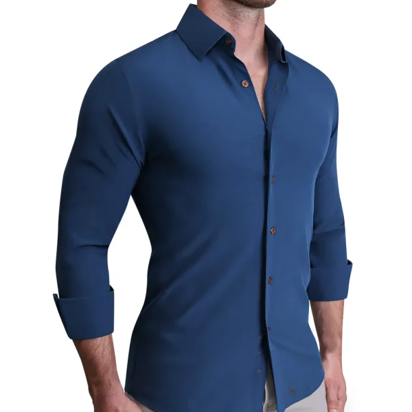 State and Liberty "The Howard" Solid Navy | Dress Shirts