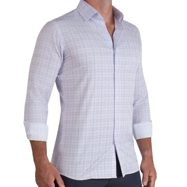 State and Liberty "The Lavender" Light & Dark Purple Plaid | Dress Shirts