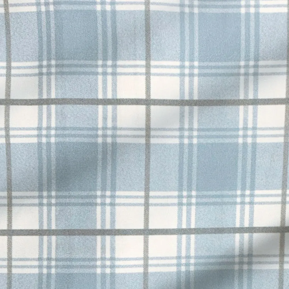 State and Liberty "The Mello" Light Blue & Grey Multi Plaid | Dress Shirts