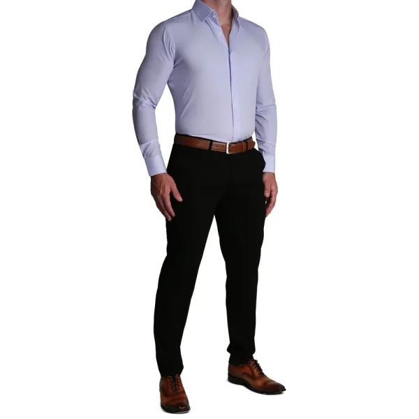 State and Liberty "The Melrose" Light Purple Weave | Dress Shirts