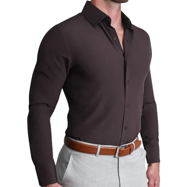State and Liberty "The Miller" Deep Plum | Dress Shirts