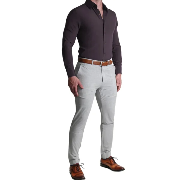 State and Liberty "The Miller" Deep Plum | Dress Shirts