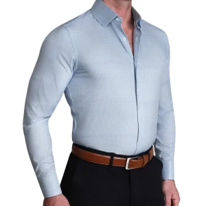 State and Liberty "The Niko" Blue Mini Lock | Dress Shirts