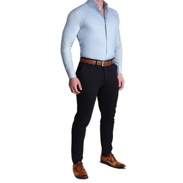 State and Liberty "The Niko" Blue Mini Lock | Dress Shirts