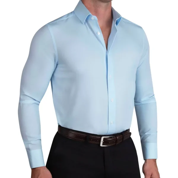 State and Liberty "The Peter" Light Blue Weave | Dress Shirts