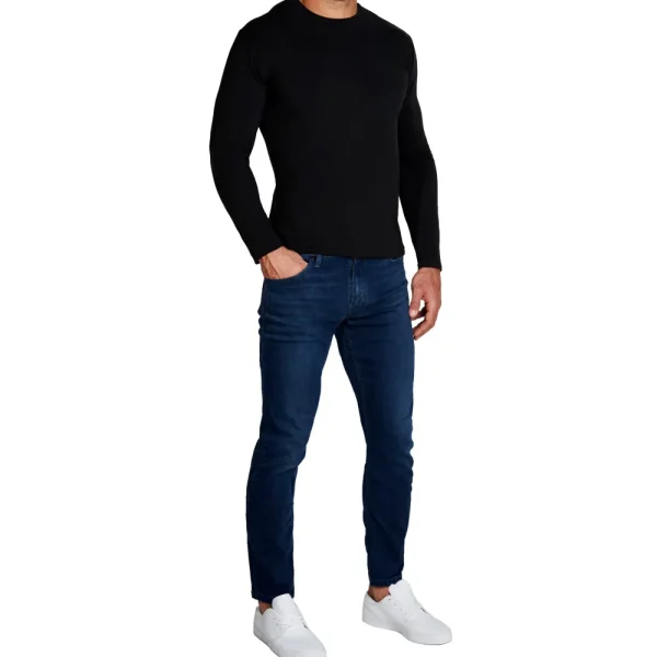 State and Liberty "The Riley" Black Long Sleeve Crewneck | Casual Long Sleeves