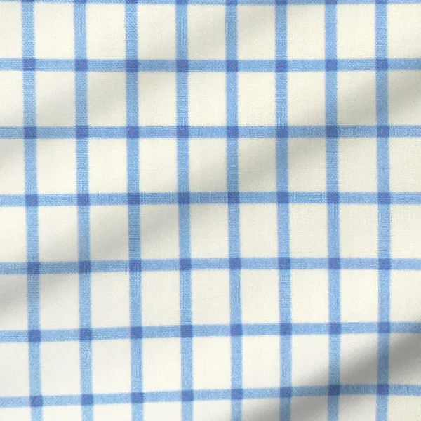 State and Liberty "The Soho" Light Blue Windowpane | Dress Shirts
