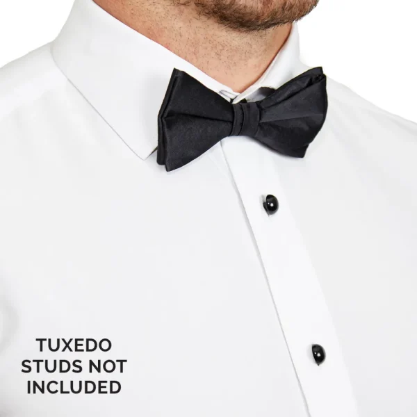 State and Liberty The Solid White Tuxedo Shirt | Dress Shirts