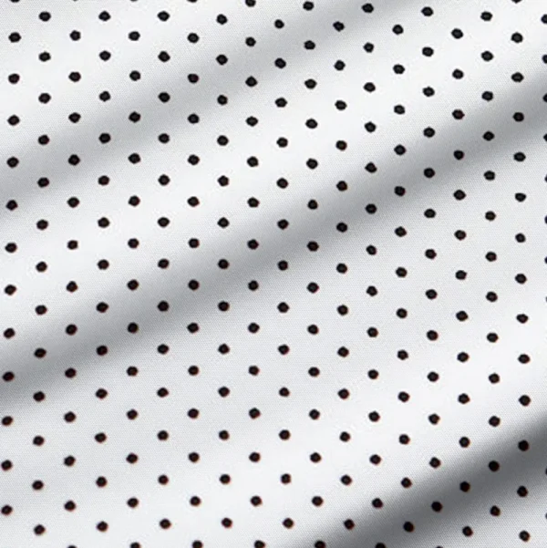 State and Liberty "The Tatar" White With Black Dots | Dress Shirts