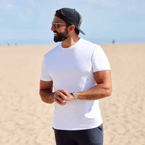 State and Liberty "The Taylor" White Short Sleeve Crewneck | T-shirts | Polos