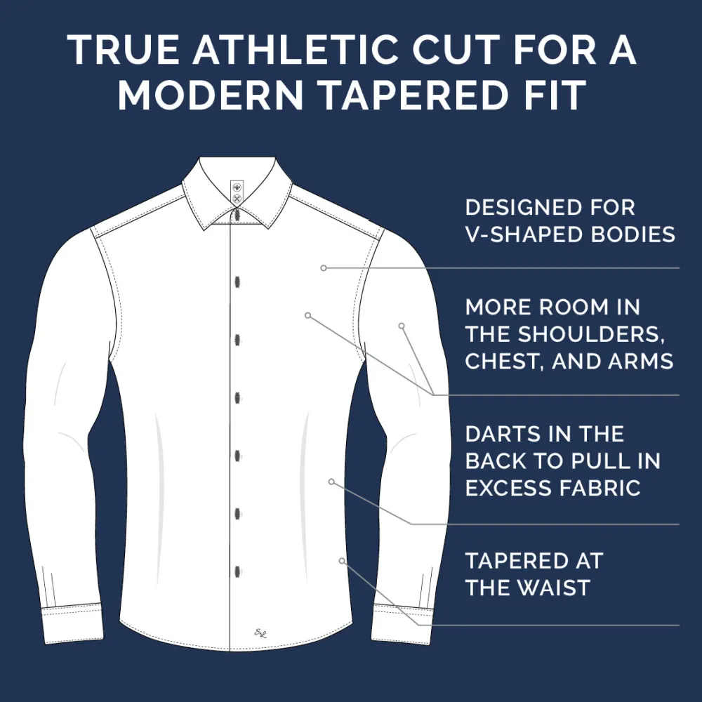 State and Liberty "The Vernor" Light Blue Square Check Print | Dress Shirts