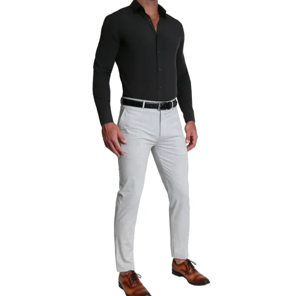 State and Liberty "The Von" Solid Black | Dress Shirts