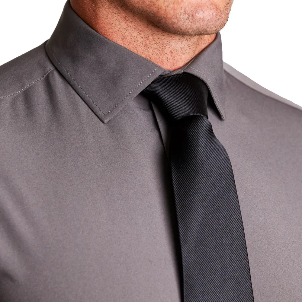 State and Liberty "The Wayne" Solid Grey | Dress Shirts