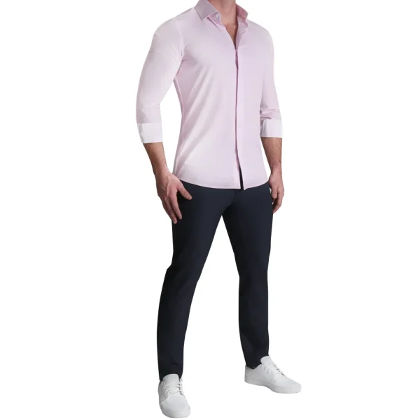 State and Liberty "The Winchester" Pink Weave | Dress Shirts