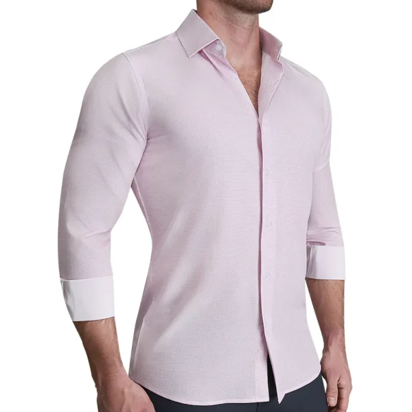 State and Liberty "The Winchester" Pink Weave | Dress Shirts