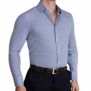 State and Liberty "The Wyndham" Royal Blue & White Square | Dress Shirts