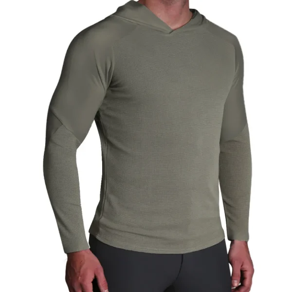 State and Liberty Waffle Knit Hoodie - | Quarter Zips & Hoodies | Casual Long Sleeves