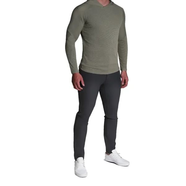 State and Liberty Waffle Knit Hoodie - | Quarter Zips & Hoodies | Casual Long Sleeves