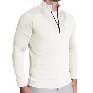 State and Liberty Waffle Knit Quarter Zip - Solid Cream | Quarter Zips & Hoodies | Casual Long Sleeves