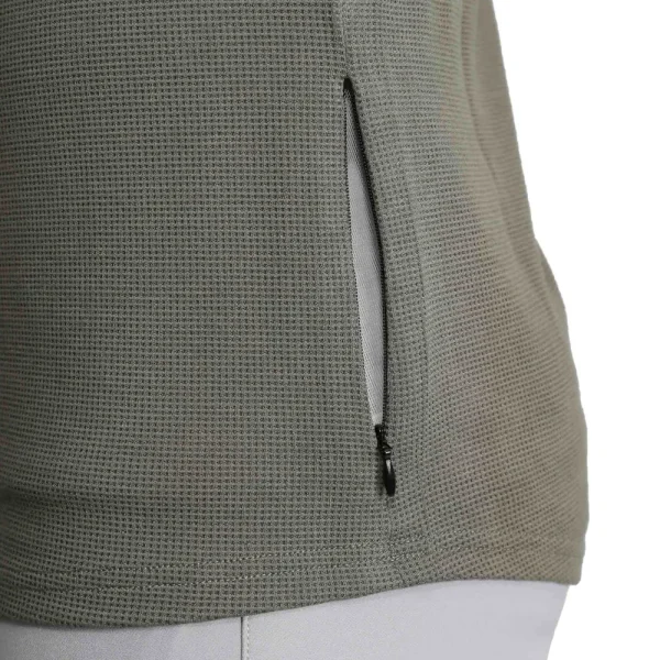 State and Liberty Waffle Knit Quarter Zip - Solid Olive | Quarter Zips & Hoodies | Casual Long Sleeves